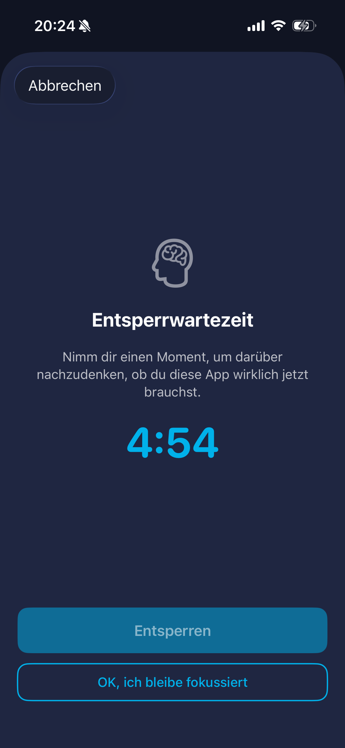 Dopafy Entsperrwartezeit